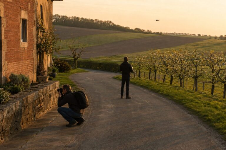 Kun je dronefoto en grondfoto in één sessie combineren?