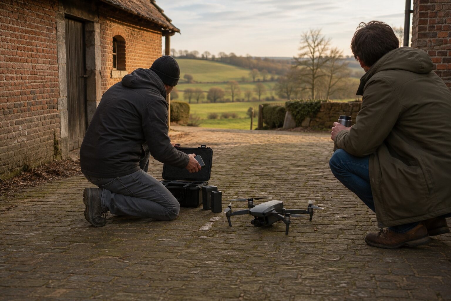 Hoe lang duurt een dronefotosessie meestal?